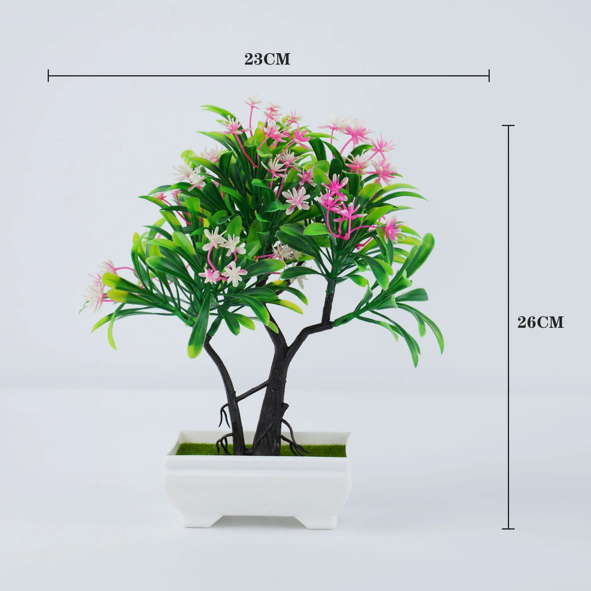 Artificial Plants Bonsai  Small Tree Pot Fake Plant Flowers
